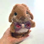 【編みぐるみ】手乗りうさぎ🐰ロップイヤー