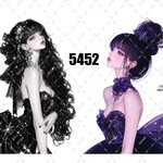 original sticker « no.5452 »     //     人物ステッカー オリジナルステッカー オリジナル人物ステッカー ステッカー cotton melody ミニステッカー