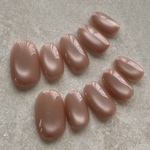 極みベージュ𓍯ネイルチップ　マグネット　シンプル　ピンクベージュ　肌馴染み　淡色　形状記憶　ショート　オフィスネイル　大人ネイル　ヌーディ　スキンカラー　