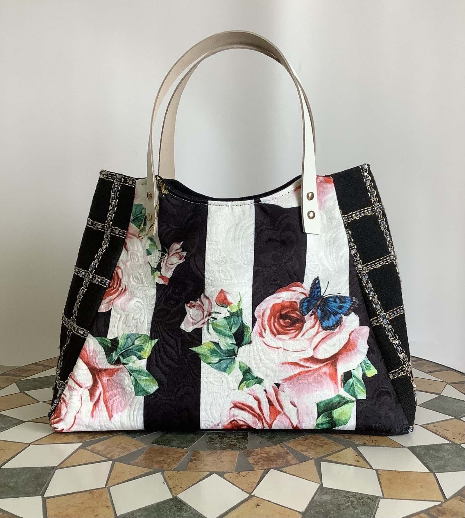 薔薇 - トートバッグの人気通販 | minne 国内最大級の