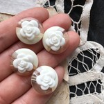 【1個】18mm/japan vintage/アクリルボタン　420-10