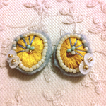  まんまる刺繍スパンコール　YE