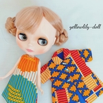 【完成品】（SALE）レトロポップなアフリカン柄コート&ワンピース