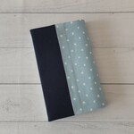 ブックカバー★文庫・新書・児童文庫サイズ対応可★水色水玉