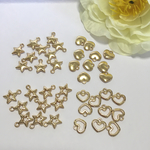 [40個]星・ハートのミニチャーム