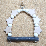 鳥のおもちゃ　ウッドスターブランコ（Ｓ）