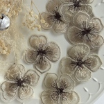 【10個】刺繍　フラワーレース