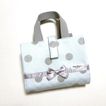 《ラメドット》持ち手付き辞書カバーバッグ