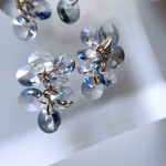 【在庫限り】4pcs)1443)クリスタルチャーム)blue#2c