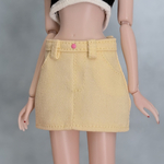 momokodoll  ミニスカートレモンイエロー