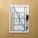 【作戦ボード・A4】テニス、ソフトテニス、バドミントン