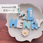 kaneonni2様専用ページ　クレイお名前アイシンクッキー