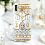 【全機種製作可】マリアージュ・クリスタル  iPhone/Xperia/Galaxy/AQUOS…他 4月誕生石カラー