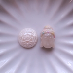 LADY BUDDHA Party螺髪＆ひと粒ボタン　ピアス　イヤリング