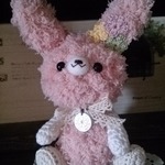 [ご注文品]dazzlin様ありがとうございます(*^▽^*)あみぐるみモコモコピンクうさちゃん