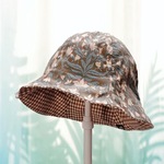 ギンガム×フラワーRVチューリップハット