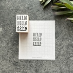 HELLO HELLO HELLO ：ラバースタンプ
