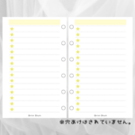 【ミニ6サイズ】Listリフィル 20枚