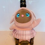 タータンチェック薄ピンクプリーツスカート