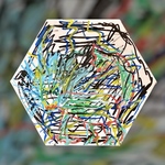 【原画】嵐に包み込まれたライオン