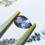 一点物・アクセ選択》D天然アイオライトサンストーン(インド産)　縦8mm×横5mmペアシェイプファセットカット/ペンダント・ピアス二種・リング【El-Shade】