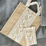 ジュート保冷バッグポーチ付き[送料込み]