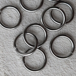 再販10コ　15ミリ丸カンステンレス