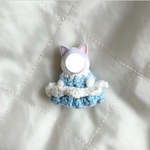ハンドメイド　赤ちゃん　着せ替え　お洋服　ドレス　かぎ針編み