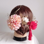 胡蝶蘭の清らかな髪飾り　～白無垢の花嫁様へ～