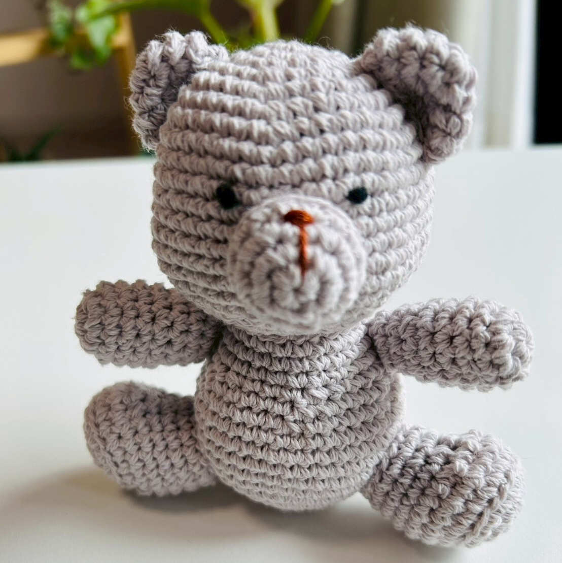 作家　ハンドメイド　あみぐるみ　くま　まとめ売り あみぐるみ ちょこんとクマさん ハンドメイド - anmut _Fukuoka