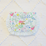 【在庫SALE＊送料無料】フリル移動ポケット♡フィールドフラワーズ ネオン♡希少♡輸入リバティ生地使用
