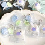 【送料込】紫陽花おばけまんじゅうと紫陽花クッキーのボールチェーン
