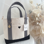 kinari×glay×black♥canvas tote
