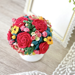 ｶﾞｰﾃﾞﾝ･ｲﾝ･ﾊﾝﾄﾞ＊11(薔薇とｵﾚﾝｼﾞの花々) 《一点物》