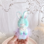ハチワレうさちゃん🐰ミントグリーン