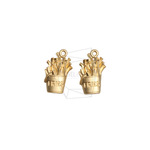PDT-2887-MG【2個入り】フライドポテトペンダント, French fries Pendant