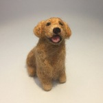 フェルト犬　ゴールデンレトリーバー　べニィさん　<MW709>
