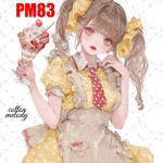 【限定】original sticker « no.PM83 » //  nene様コラボ Patisserie Melody人物ステッカー オリジナルステッカー  cottonmelody