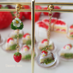 いちごのスイートタルトセット　ミニチュア