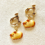 小動物パンイヤリング(ピアス) モルモット