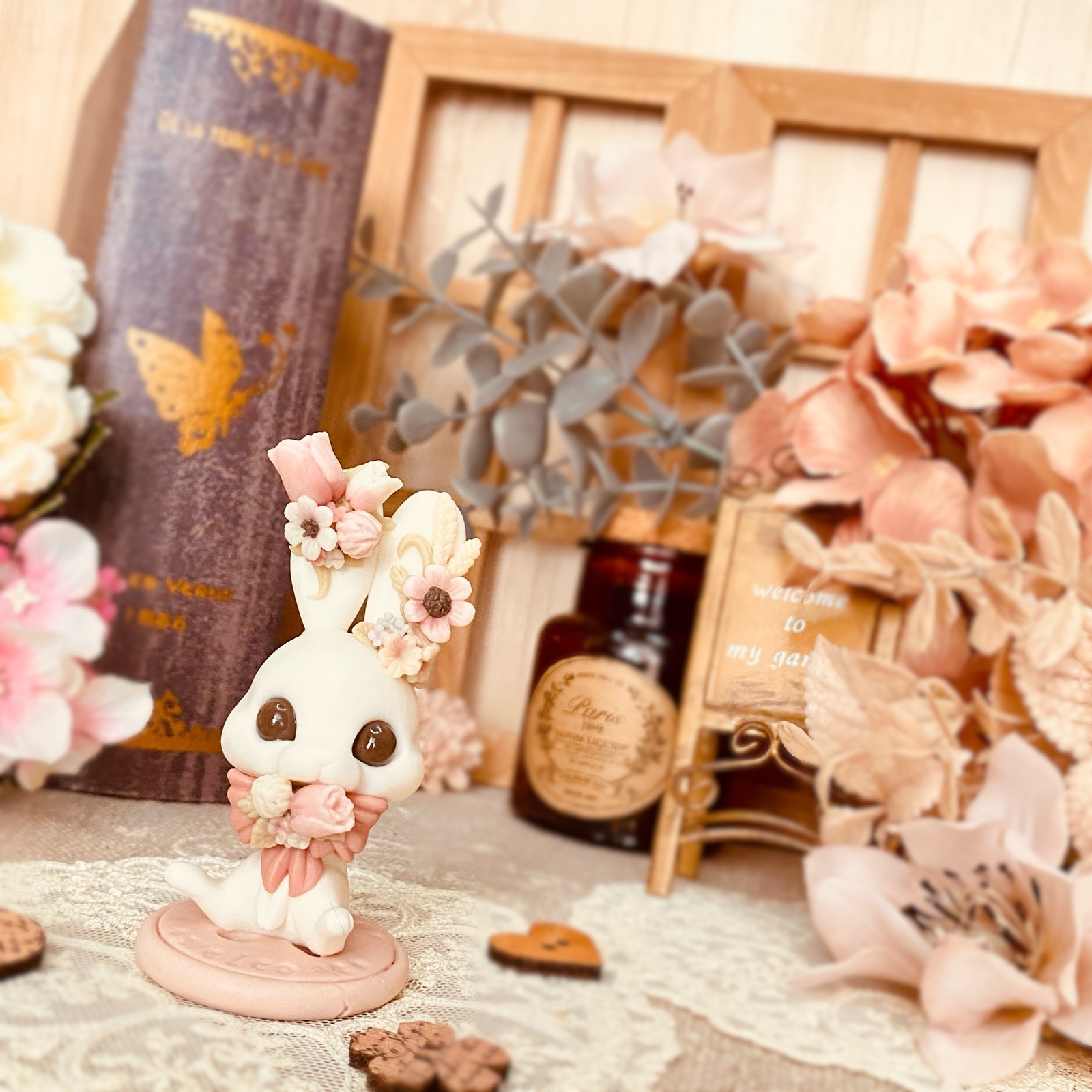 ドライフラワー✽ウサギ