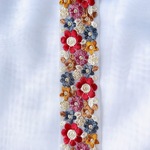 No.67-1（レッド）インド刺繍リボン