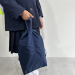 一年中使える通年素材‼︎(Mサイズ)名前入りバッグ 選べるカラー‼︎ 撥水バッグ　持ち手1本付きバッグ　シューズケース　洗濯：可