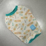 ☆Sale☆L（胸43）絆創膏柄（ブルー系）のシンプルタンク♪