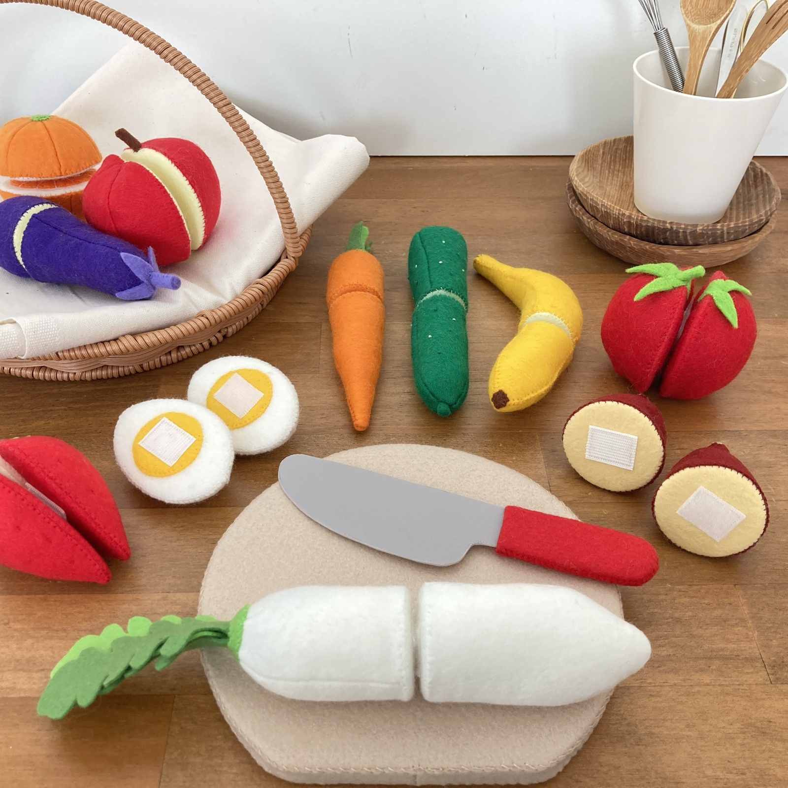 作ってワクワク！初めてのおままごと！お弁当の定番おかず盛りだくさん