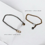【New】Twin Glow Hook Bracelet - 着け外しのストレスをゼロに - ペア ペアブレスレット ブレスレット サージカルステンレス つけっぱなし