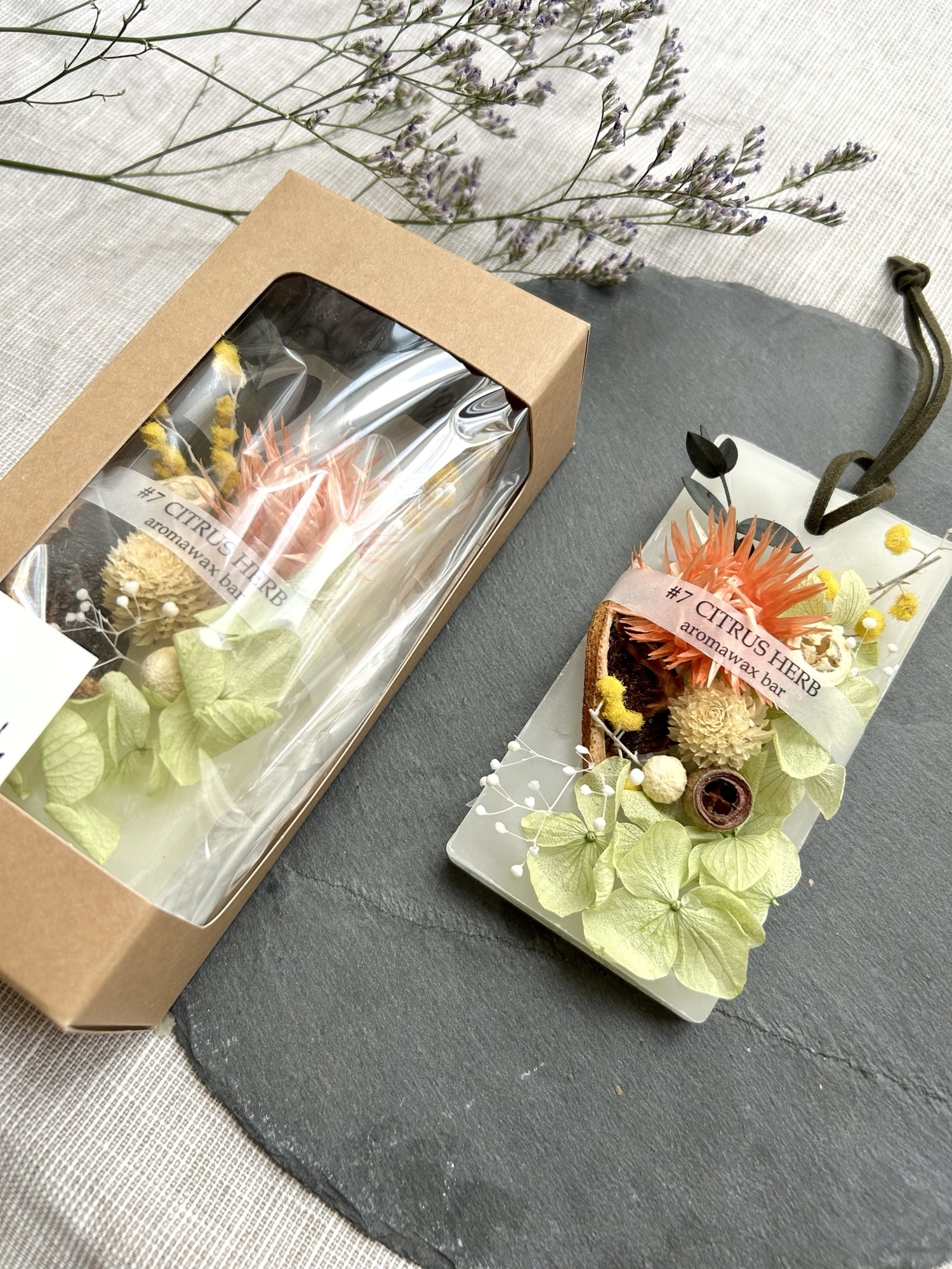 母の日】アロマサシェ 母の日サシェ 箱付き ドライフラワーアロマ