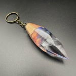 ウッドレジンキーホルダー　銀河石