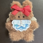 ぬいちゃん用スタイ ❁⃘小花とちいさなボタン
