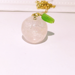happyりんごのネックレス＊ローズクォーツ